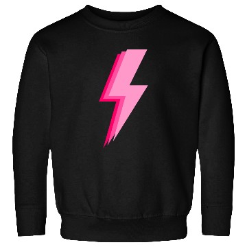 Discover Layered trendy hot pink and light pink lightning Sweatshirts