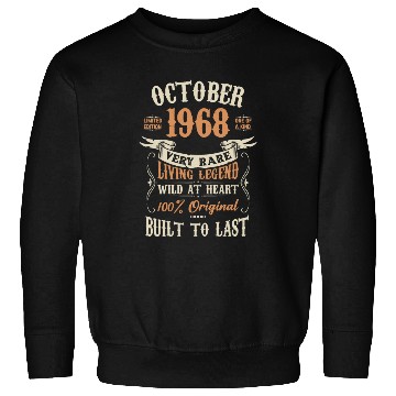 Discover October 1968 Birthday Surprise Sweatshirts
