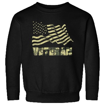 Discover Us Veteran Flag Sweatshirts