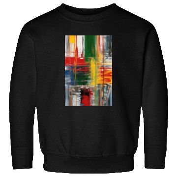 Discover Colorful Abstract Painting Sweatshirts