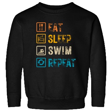 Discover Eat Sleep Swim Repeat Sweatshirts