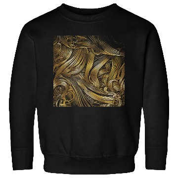 Discover Gold Line Pattern Sweatshirts