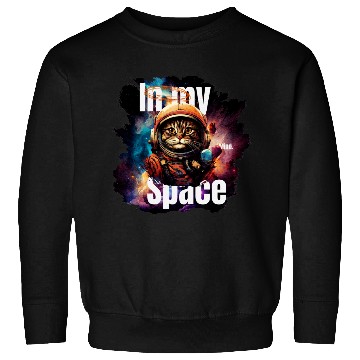 Discover In my Mind Space Cat Astronaut Animal Pet Lover Sweatshirts