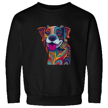 Discover Abstract Dog Sweatshirts