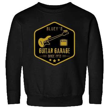 Discover BlueyDad's Guitar Garage 1973 Sweatshirts