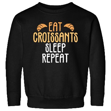 Discover Croissant Love Joke Bakery Bread Pastry Patisserie Sweatshirts