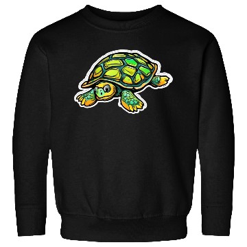 Discover Turtle Animal Turtle Green Sweatshirts