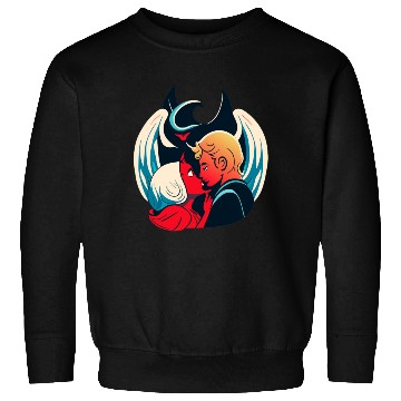 Discover Devil and Angel Sweatshirts