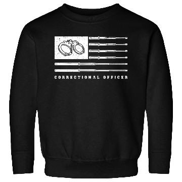 Discover USA Flag correctional officer Sweatshirts