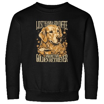 Discover Golden retriever dog realistic Sweatshirts