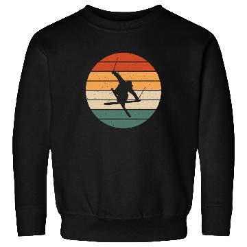 Discover Retro Freestyle Skiing Design Sweatshirts