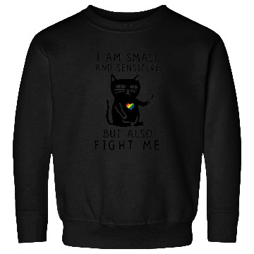 Discover Me Sensitive and But LGBT Also Cat Sweatshirts