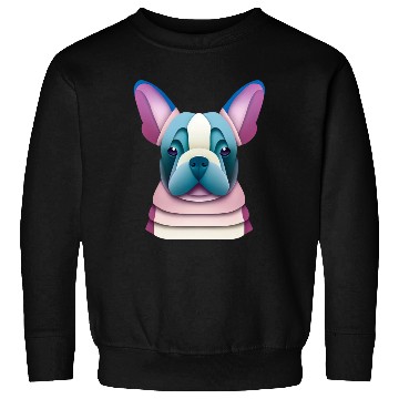 Discover French Bulldog Paper Art Sweatshirts
