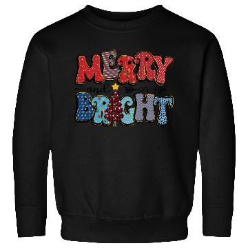 Discover Merry and Bright Chistmas Tree Family Christmas Sweatshirts
