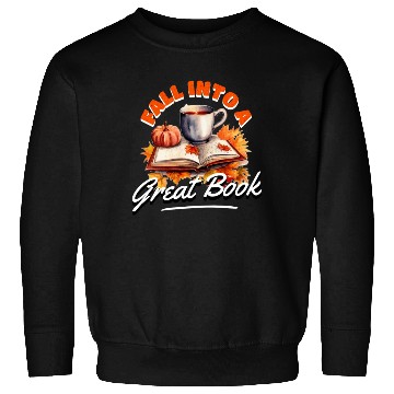 Discover Fall Into A Great Book Sweatshirts