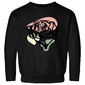 Discover Rose and Bee Doodle Sweatshirts