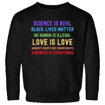 Discover Science Is Real Black Lives Matter Sweatshirts