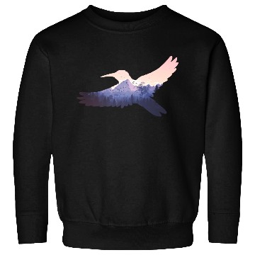 Discover Hummingbird Bird Mountains Fly Nature Paradise Sweatshirts