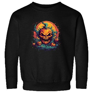 Discover Bad Pumpkin Creppy Halloween Sweatshirts