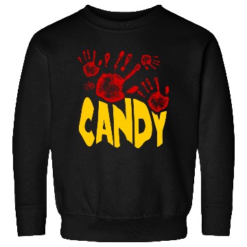 Discover Bloody Hands Halloween Candy Design Sweatshirts