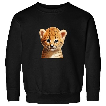 Discover Baby cheetah portrait Sweatshirts