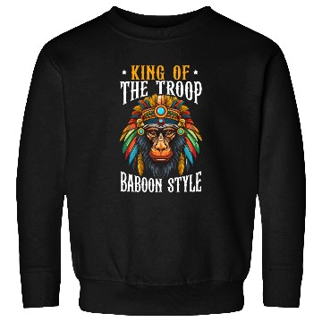 Discover Baboon Monkey Lover Wildlife Animal Zookeeper Sweatshirts