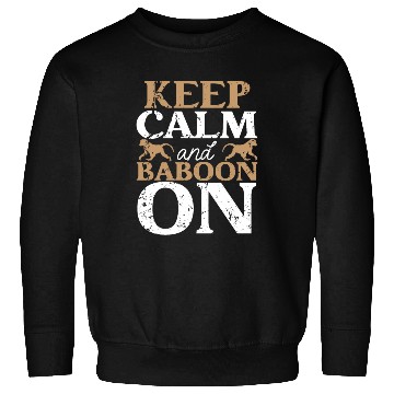 Discover Baboon Monkey Lover Wildlife Animal Zookeeper Sweatshirts