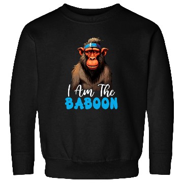 Discover Baboon Monkey Lover Wildlife Animal Zookeeper Sweatshirts