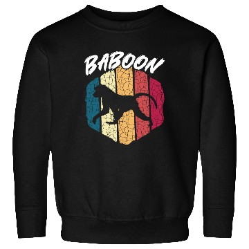 Discover Baboon Monkey Lover Wildlife Animal Zookeeper Sweatshirts