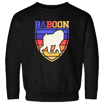 Discover Baboon Monkey Lover Wildlife Animal Zookeeper Sweatshirts