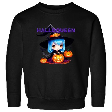 Discover Hallo Light Blue Witch Sweatshirts