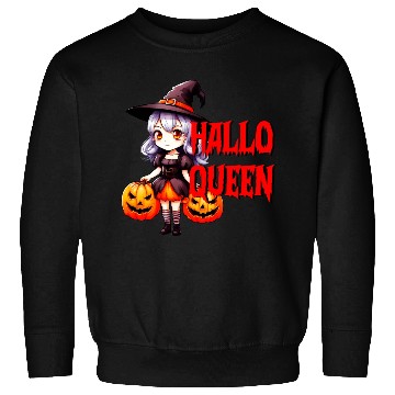 Discover Hallo Queen Red Witch Sweatshirts