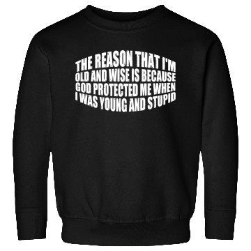 Discover God Protected Me When I Was Young And Stupid 7 Sweatshirts