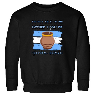 Discover Argentina Flag Argentinian Yerba Mate Tea Bombilla Sweatshirts