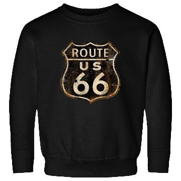 Discover Route 66 vintage sign 2 Sweatshirts