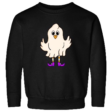 Discover Spooky Chicken Witch Ghost Funny Farmer Halloween Sweatshirts