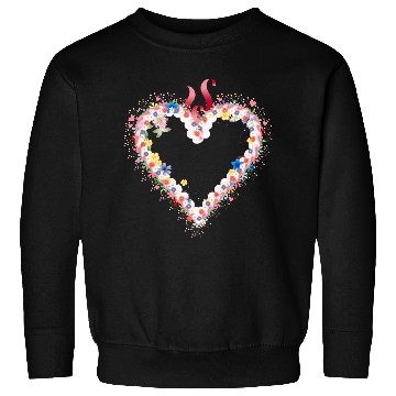Discover Gingerbread heart shape with icing and bow Sweatshirts