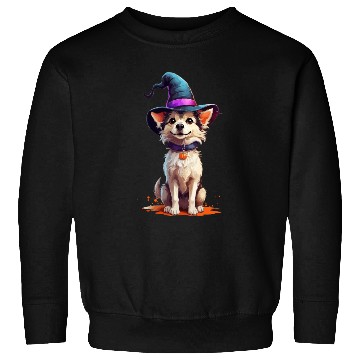 Discover Halloween Witch Dog Sweatshirts