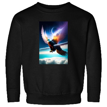 Discover "Embrace Transformation: Crystal Eagle Design" Sweatshirts