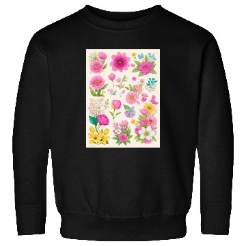 Discover Buttercup and Marigold Spring Flowers Sweatshirts