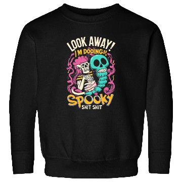 Discover Spooky Shit Skeleton Girl Arm Halloween Voodoo Sweatshirts