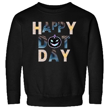 Discover Happy dot day pumpkin polka dot Sweatshirts