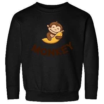 Discover Monkey banana Sweatshirts