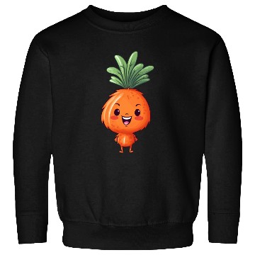 Discover Kawaii Carrot: Cute Vegetable Pal Sweatshirts