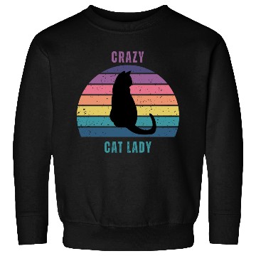 Discover crazy cat lady Sweatshirts