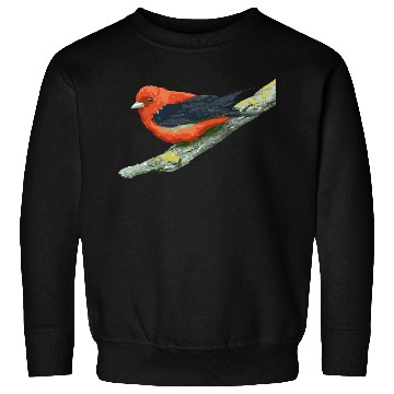 Discover Red Bird watercolor effect Sweatshirts
