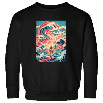 Discover Retro Wave Nostalgia Sweatshirts