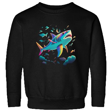 Discover Rainbow Shark in AI Platform - Unique and Stylish Sweatshirts