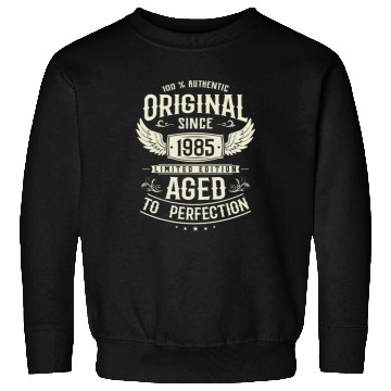 Discover 1985 Vintage Birthday Surprise Sweatshirts