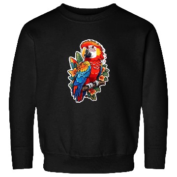 Discover Scarlet Macaw Kawaii Sweatshirts